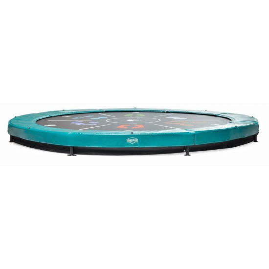 Купить Батут  Berg Elite+ InGround Green 430 Tattoo в Киеве - фото №1